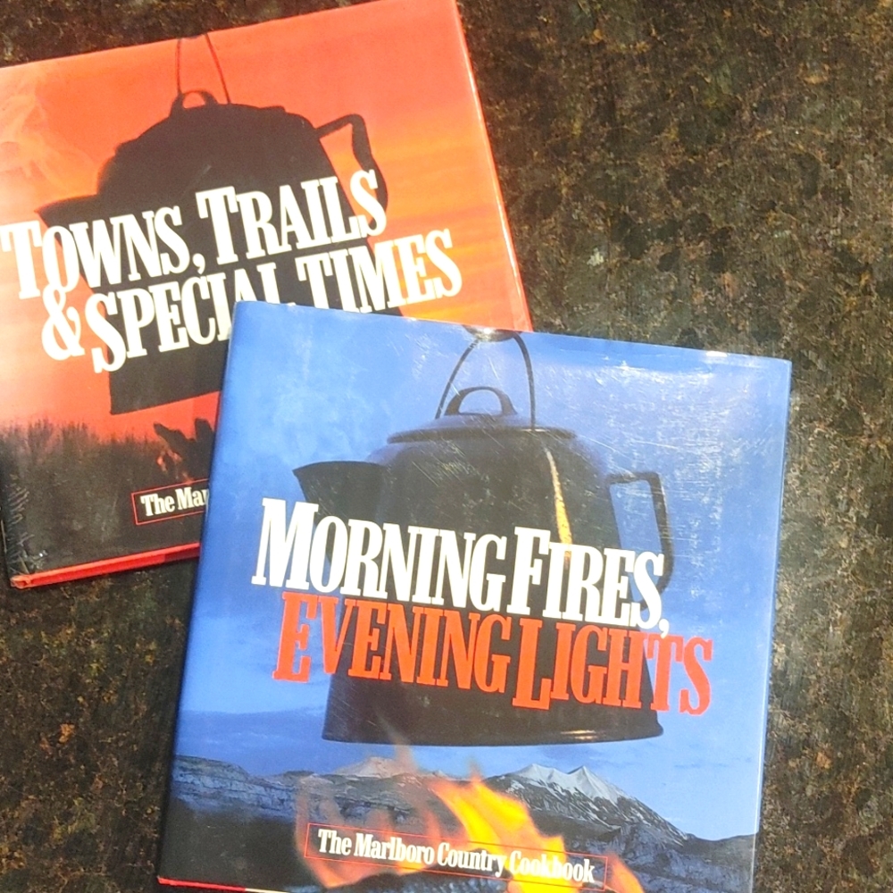 Two Marlboro Country Cookbooks